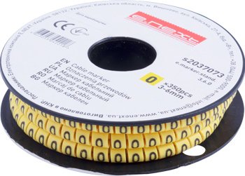 Кабельный маркер e.marker.stand.3.6.0, 3-6 кв.мм, "0", 350 шт s2037073 E.NEXT