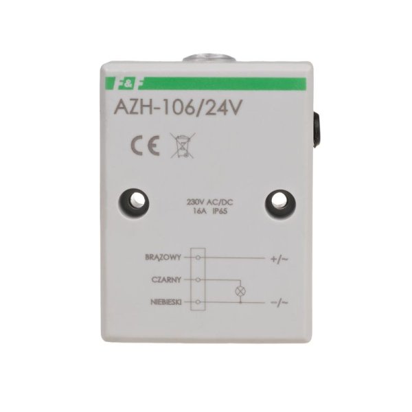 Реле сумеречное AZH-106-24V 16А IP65 AC/DC F&F