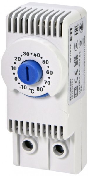 Термостат EF-TER-NO (-10+80°C, 1NO, 10A, 110-250VAC, 60VDC) 1344001 ETI