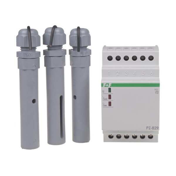 Реле рівня рідини PZ-829 без регулювання з зондами F&F