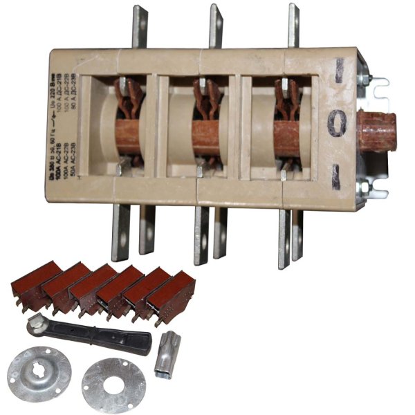 Рубильник перекидной ВР32-31В71250-00 УХЛЗ 100А Bilmax