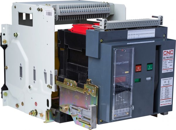 Воздушный выключатель BA79E-4000, 4000А, 3P, 415V (100kA), с электронным блоком управления стационарный, CNC