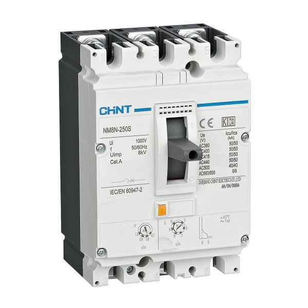 Автоматичний вимикач в литому корпусі NM8NDC-250Q TM 160А 3P DC750V 271280 Chint