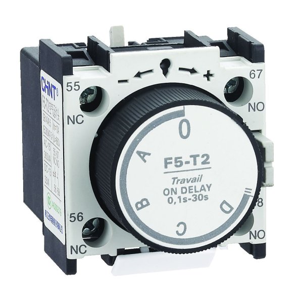 Приставка выдержка времени F5-T2 с задержкой 0,1…30с на Вкл. для NC1(2), NXC 258022 Chint