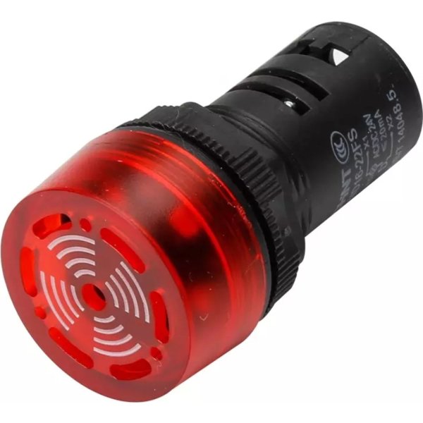 Звуковий сигналізатор Chint ND16-22F АС230В Ø22mm червоний (593400)