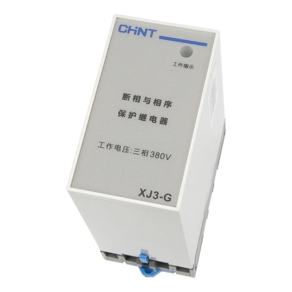 Реле контроля фаз XJ3-G AC380V с монохромной индикацией Chint 284004
