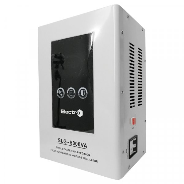 Стабилизатор напряжения SLG-5000, 5кВА, навесной / напольный, сервоприводный ElectrO