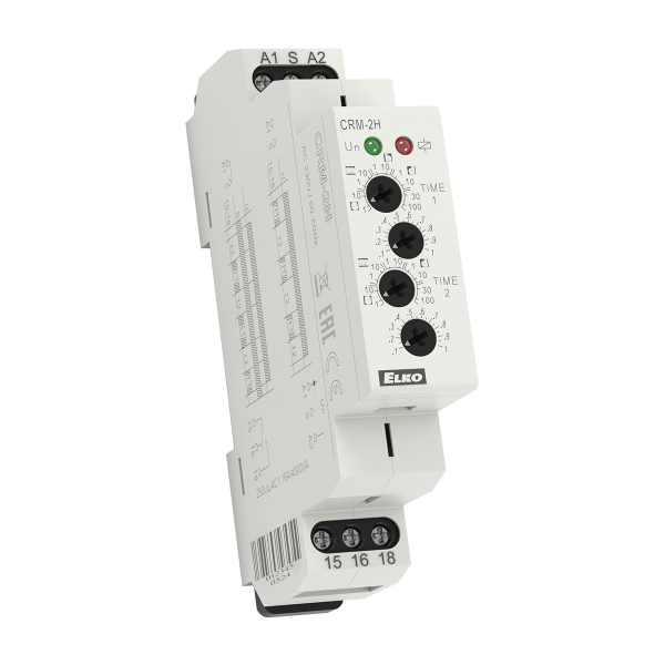 Реле з циклічною програмою CRM-2H/UNI AC/DC 12-240V ELKOep