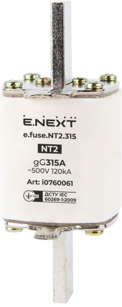 Предохранитель плавкий e.fuse.NT2.315, габарит 2, 315А i0760061 E.NEXT