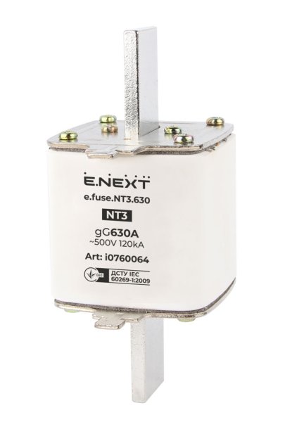 Запобіжник плавкий e.fuse.NT3.630, габарит 3, 630А i0760064 E.NEXT