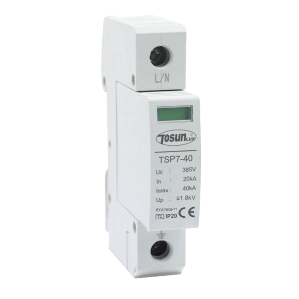 Обмежувач імпульсної перенапруги TSP7-40 1P 20-40kA тип С AC275V TOSUNLux