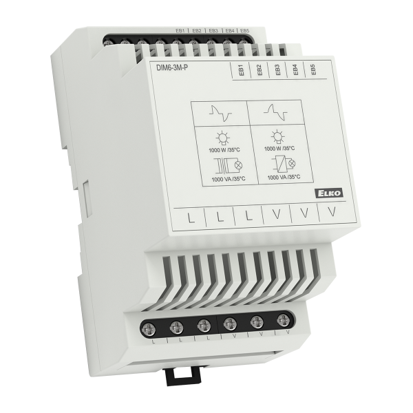 Розширювач для регулятора яскравості DIM-6-3M-P AC 230V ELKOep