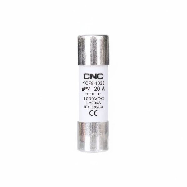 Предохранитель (плавкая вставка) YCF8-1038 15А, 10*38, 1000V DC, CNC