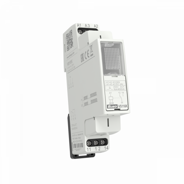Промежуточное реле VS116K/красный AC 230 AC/DC 24V ELKOep