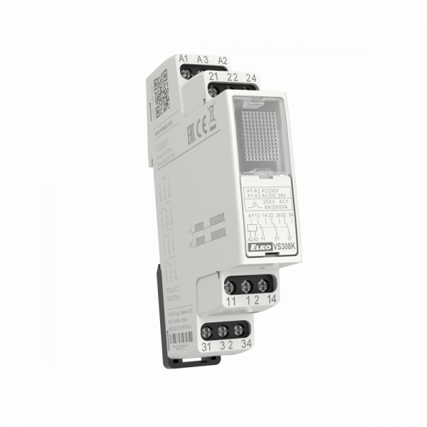 Промежуточное реле VS308K/красный AC 230 AC/DC 24V ELKOep