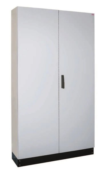 Шкаф металлический HXS300 4-12 PH1V1 (В1850хШ1050хГ300, цоколь 100мм, М.П., 2дв., IP55) 1325504 ETI
