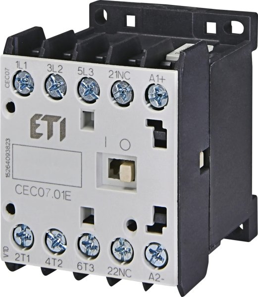 Контактор миниатюрный CEC 07.01 230V AC (7A; 3kW; AC3) 4641060 ETI