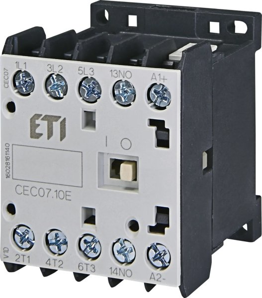 Контактор миниатюрный CEC 07.10 230V AC (7A; 3kW; AC3) 4641054 ETI