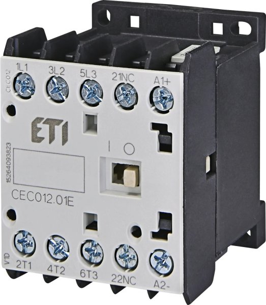 Контактор миниатюрный CEC 12.01-230V-50/60Hz (12A; 5,5kW; AC3) 4641084 ETI