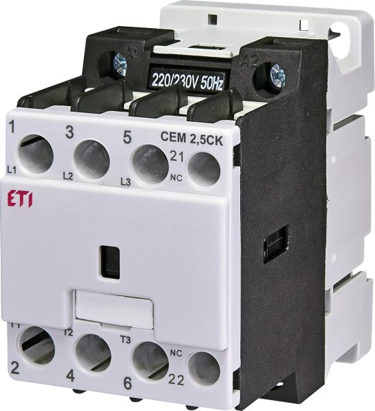 Контактор CEM 2,5CK.01 (2,5 кВАр, 400-440V) (4643803) ETI