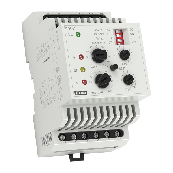 Трехфазное реле тока PRI-42/230V AC 230V ELKOep