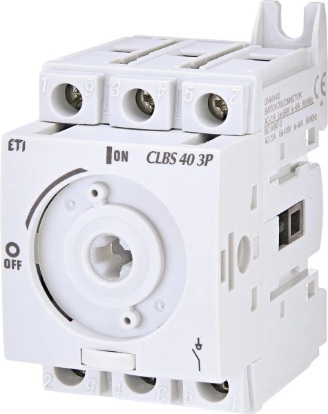 Выключатель нагрузки CLBS 40 3P (без рукоятки, 40A, "1-0") 4661402 ETI