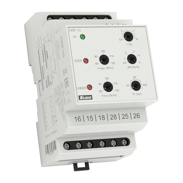 Реле контролю частоти напруги фаз HRF-10 АС161-345 V ELKOep