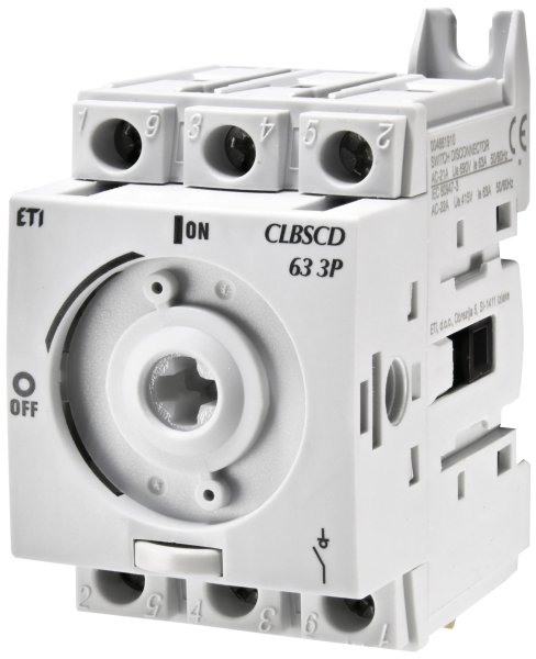 Вимикач навантаження CLBSCD 63 3P (без рукоятки, 63A, "1-0") 4661910 ETI