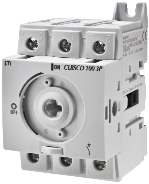 Вимикач навантаження CLBSCD 100 3P (без рукоятки, 100A, "1-0") 4661911 ETI