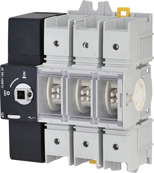 Выключатель нагрузки CLBSV 100 3P (без рукоятки, 100A, "1-0") 4661880 ETI