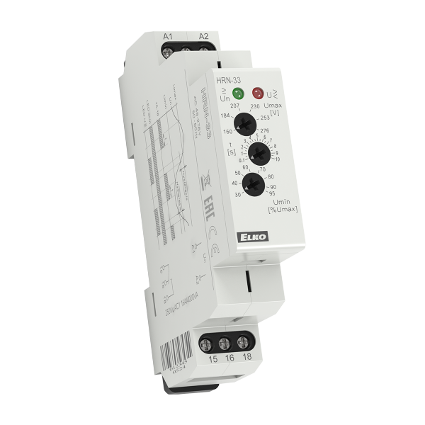 Реле контроля напряжения однофазное HRN-33 AC 48 - 276V ELKOep