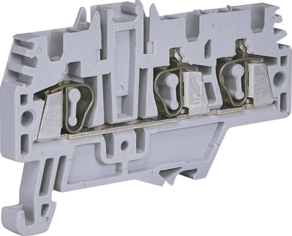 Клемма пружинная ESP-HMM.2/1+2 (2 мм2, серая, 1вх.+2вых.) 3903233 ETI