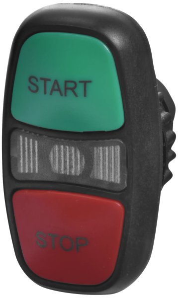 Кнопка-модуль здвоєна з підсв. NSE-PB2I/RG-STSP ("START/STOP", зелена/червона) 4774071 ETI