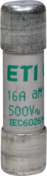 Запобіжник CH10x38 aM 16A 500V (2652017) ETI