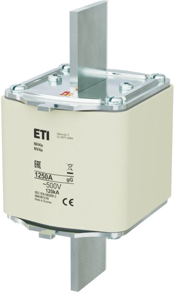 Предохранитель NH-4a/gG 1250A 500V (для держателей HVL) 4187210 ETI