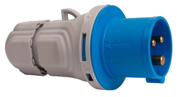Вилка вбудована (силовий роз'єм) EV-1632 N  IP44 (16A, 230V, 2P+PE) 4482165 ETI