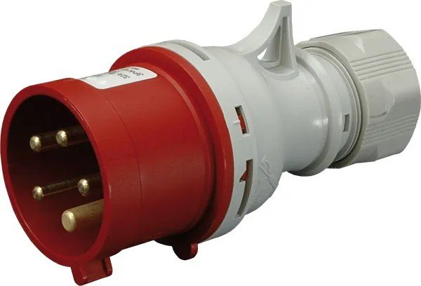 Вилка кабельна з реверсом фаз (силовий роз'єм) EVO-3253 IP44 (32A, 400V, 3P+N+PE) 4482023 ETI