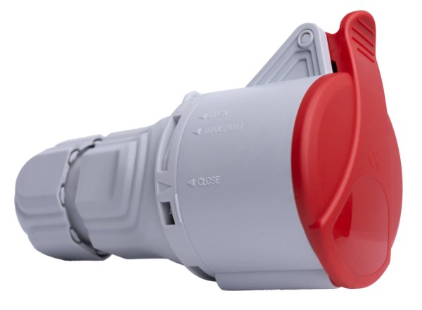 Розетка кабельная (силовой разъем) ES-1653 N IP44 (16А, 400V, 3P+N+PE) 4482160 ETI