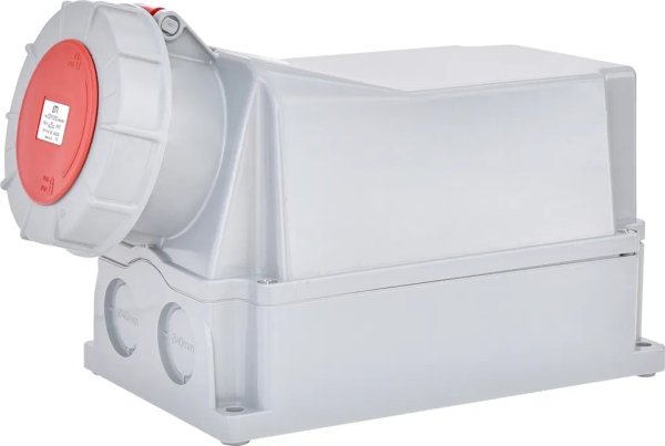 Розетка настенная (силовой разъем) EZH-12553 IP67 (125A, 400V, 3P+N+PE) 4482049 ETI