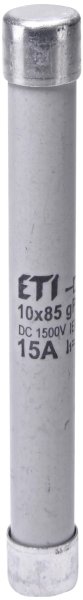 Запобіжник CH 10x85 gPV 15A 1500V (50kA) 2625285 ETI