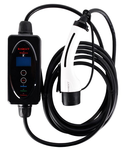 Переносная зарядная станция e.charge.portable.GBT-SCHUKO.1L3 230В, 6-16А, разъем: SCHUKO/GBT, длина:1м/4м p085004 E.NEXT