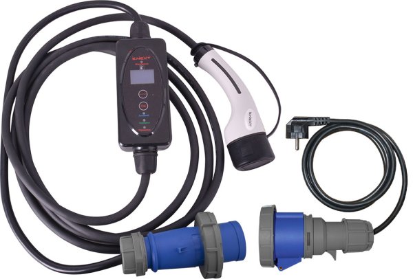 Переносна зарядна станція e.charge.portable.T2-CEE.1L7 230В, 6-32А, роз'єм: СEЕ/Т2, довжина:1м/4м p085003 E.NEXT