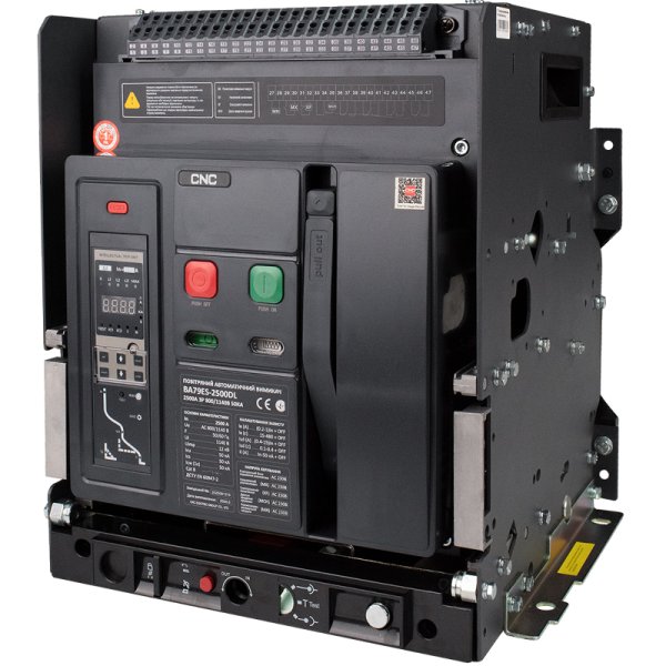 Повітряний автоматичний вимикач BA-79ES-2500DL 1000A 3P 800/1140В 50кА викатний CNC