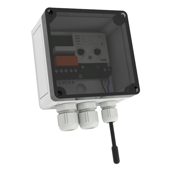Термостат в защитном корпусе TEV-1 AC 230V ELKOep