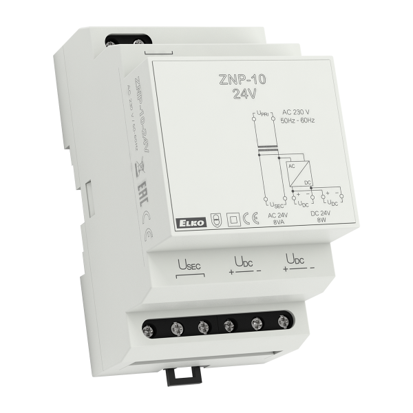 Блок питания ZNP-10-24V AC 230V вых. AC/DC 24V ELKOep
