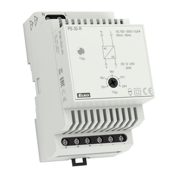 Регулируемый блок питания PS-30-R AC 100 - 250V ELKOep