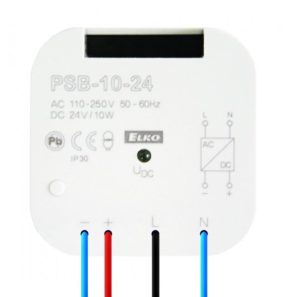Стабилизированный блок питания PSB-10-24 AC 110 - 250V, DC 24V ELKOep