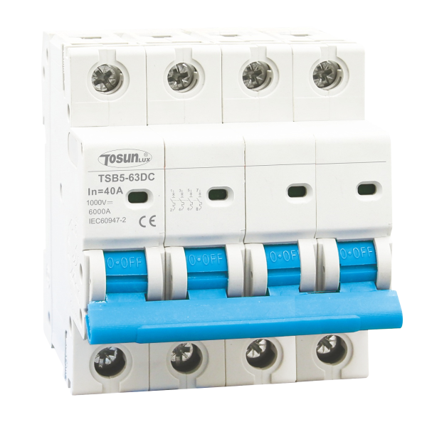 Автомат постоянного тока TSB5-63DC 4P 63A DC750B 6kA TOSUNLux