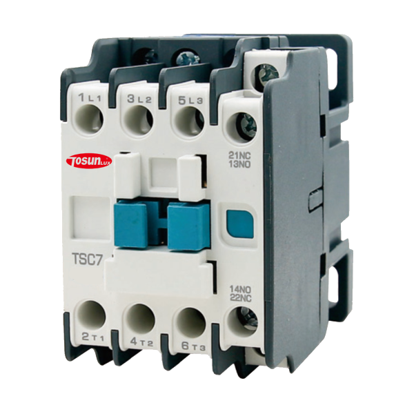 Контактор электромагнитный TSC7-12 12A 3P+NO+NC катушка AC24V TOSUNLux