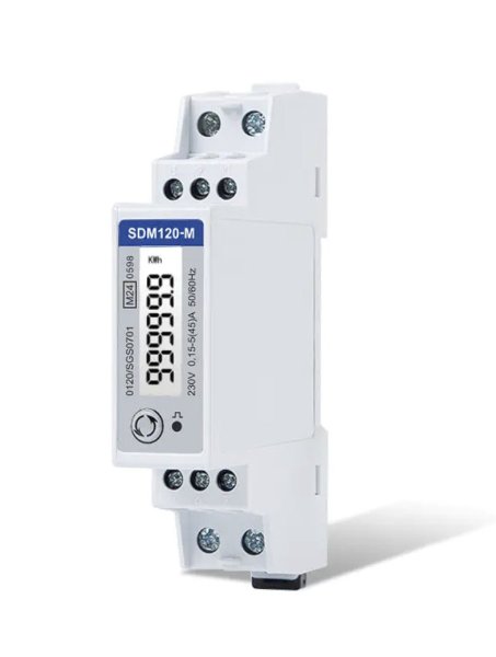 SDM120M Счетчик модульный,1x230В AC, з RS485 Modbus RTU, Вх.45A (кл.1) EASTRON